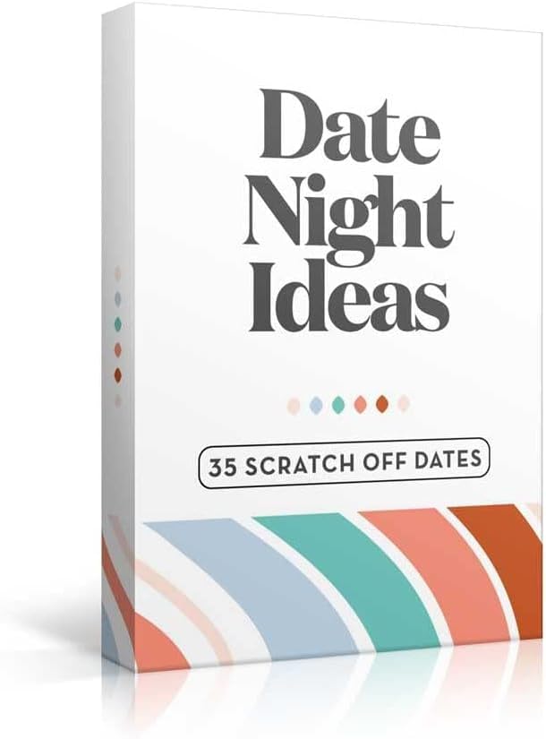 Romantic & Fun Scratch Off Date Night Ideas Card Game, Perfect Valentines Day Gifts for Him or Her, Couple Gifts for Boyfriend, Girlfriend, Wife, Husband, Men, Women, Engagement, Anniversaries & More